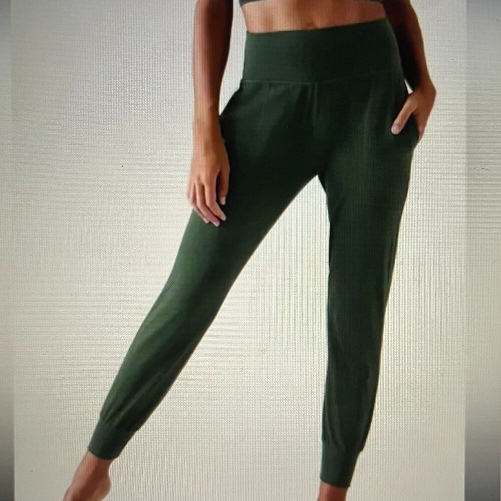 NWT ATHLETA Salutation Joggers, Medium Tall, Seaweed